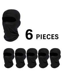 10pcs Outdoor Balaclava Ski Mask, Can Be Used As Helmet Liner, Windproof & Breathable For All Seasons - Multicolor - View 8