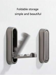 4 PEÇAS/2 PEÇAS/1 PEÇA Gancho Magnético Invisível Dobrável, Ganchos de Parede de Banheiro de Liga de Alumínio Dourada, Ganchos de Porta de Quarto para Armário, Lenço, Chapéu, Roupão, Chave, Bolsa, Casaco (Com Parafusos, Furos a Serem Perfurados)