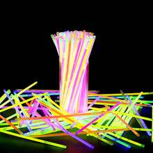 100/200Pcs Glow Stick,Multicolor Party Supplies,Glow In The Dark Party Favors For Adults,Suitable For Parties,Weddings,Birthdays,Halloween Decor,Glow Sticks For Wedding,Birthday Decorations,Christmas,Luminous Party Holiday Decorations,Light Up The Party Atmosphere ﻿ - 200 que huỳnh quang - Xem 7