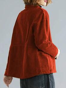 优雅大码女式时尚薄款夹克