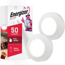 EstiloTendenciaEnergizer LED Puck Lights, Paquete De 2, Mini Blanco, 40 LúMenes, Funciona Con Pilas, Luz De Grifo, Acento Suave, Armario, Cocina Y MáS, 46009Calidad PremiumVersióN Mejorada - Blanco 40 Lúmenes - Ver 9