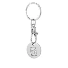 1pc-10pcs Shopping Cart Token Supermarket Trolley, Stainless Steel Shopping Trolley Remover, Shopping Trolley Token Pendants, Shopping Trolley Chips, Metal Stainless Steel Keychain, Keyring Decoration With Trolley Unlocking Key, Keyring Accessory - Multicolor - View 36