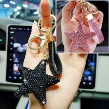 1pc Car Keychain Creative Star Keychain - Suitable For Bags And Car Keys - Give To Friends And Family, Suitable For Ramadan, Valentine's Day, Christmas, Birthdays, Ladies' Halloween, And Thanksgiving Gifts Halloween Accessories Teachers Day Gift Ideas