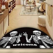 1pc Design Doormat, Small Rug, Welcome Mat, Carpet, Floor Mat, Outdoor Doormat, Kitchen Rug, Home Decor, Front Door Mat, Area Rug, Outdoor Mat, Home Decor, Area Carpet, Garden Carpet, Washable Plush Rug - Multicolor - View 5