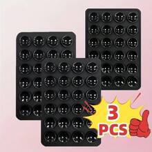 Set de 4 piezas/2 piezas Agarre de silicona para teléfono, adecuado para todos los modelos de teléfonos, soporte adhesivo para teléfono, manija adhesiva de teléfono con manos libres, soporte de agarre de teléfono para selfie y video compatible con iPhone, teléfonos Android, regalo para cumpleaños, familia, amigos, soporte para teléfono, accesorios para teléfono