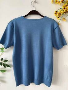 Modal Blouse - Blue - View 3