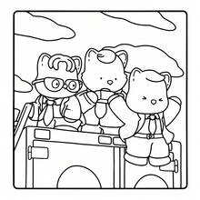 1 Stück FUZZY MEOWVIES 32-seitiges Warm Life of Stuffed Animals, Malbuch für Erwachsene zur Entspannung und Stressabbau, enthält süße Haustiere, um Freunde zum Spazierengehen einzuladen, das Muster ist bequem, die Linien sind klar und es sind verschiedene komfortable Musterszenen enthalten, Schulanfang, Schulmaterial, Zeichnen & Malen, Halloween, Weihnachten