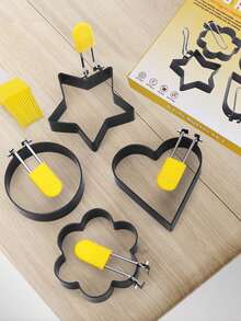 1pc-Non Stick Fried Egg Ring, Commercial Stall Dedicated, Internet Famous, Same Type Of Artifact, Household Fried Egg Set Mold