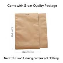 [Beginner Friendly] Fashion Handbag Sewing Pattern, Clear Sewing Instructions, Easy To Make Women's Shoulder Bag - Multicolor - View 3