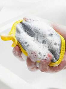 5/10 pezzi di spugne abrasive a doppia faccia, tamponi per la pulizia di pentole e piatti in cucina, antiaderenti