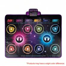 大型电子跳舞毯，9个难度级别，儿童益智玩具，双人音乐挑战游戏，运动玩具，男孩女孩礼物 - 彩色 - 查看 8