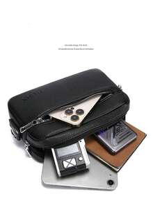 2pcs Backpack Set: Fluorescent Shoulder Bag & Chest Bag, Large Capacity Oversized Backpack & Chest Bag For Travel, Vacation, School, Oxford Minimalist Cartoon Casual Expression Print For Students, Boys (Printed Straps Randomly Assorted) - Multicolor - View 7