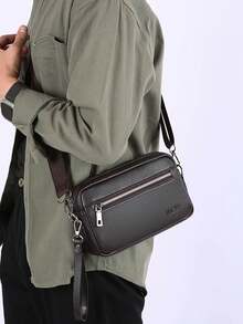 2pcs Backpack Set: Fluorescent Shoulder Bag & Chest Bag, Large Capacity Oversized Backpack & Chest Bag For Travel, Vacation, School, Oxford Minimalist Cartoon Casual Expression Print For Students, Boys (Printed Straps Randomly Assorted) - Multicolor - View 5