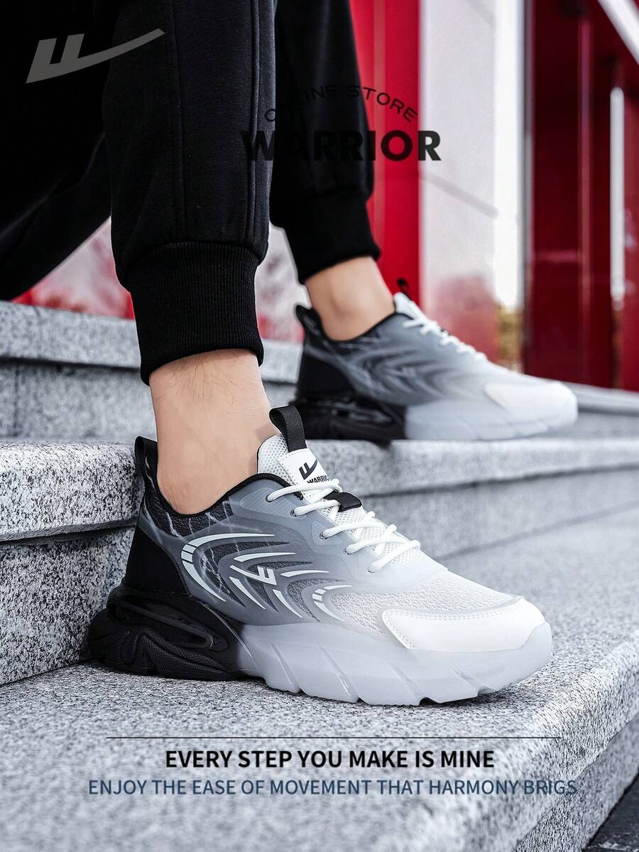 WARRIOR Warrior Fashionable Retro Men's Sports ShoesSpring And SummerComfortable Running Shoes Modest Style Casual Yet Sleek Sneakers Applicable Throughout The Year Wear-Resisting All-Day Wear Training Sneakers