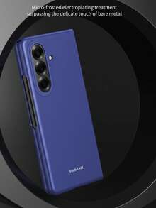 حافظة هاتف كاملة الجسم بتشطيب مطفي متوافقة مع Galaxy Z Flip3/4/5/6/7/7FE، Z Fold3/4/5/6/7، حافظة هاتف ذات موحد اللون أنيق للخريف، حافظة هاتف Fold7 متعددة الاستخدامات عالية الجودة، حافظة هاتف W26 بألوان البنفسجي/الأسود/الوردي/الأزرق، حافظة هاتف شخصية