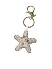 Starfish, Ocean, Sea Turtle, Lobster, Shell Bag Charm, Summer Ocean Style Fashion Cute Versatile Fully Rhinestone Bag Pendant - Multicolor - View 12