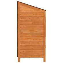 vidaXL Garden Shed For Tool Storage House Outdoor Backyard Solid Fir Wood - 棕色 - 查看 5