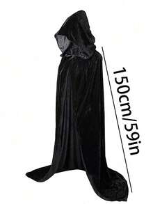 1 Pieza Chal de terciopelo para adulto de 150 cm (59 pulgadas) de largo, sin necesidad de energía, perfecto para disfraces y accesorios de fiesta de diversos festivales y eventos