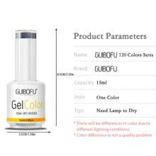 15ML alta capacidad uña gel polaco , 120 colores disponibles , cada Botella con A Gorra , 2023 nuevo estilo uña gel polaco para profesional usar en salón de manicura