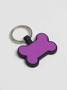 Personalized Pet ID Tag - Collar Charms With Double-Sided Laser Engraving, Custom Silicone Dog Tag, Cat Tag, And Name Tag For Unique Pet Identification - Multicolor - View 9