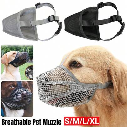 Dog Muzzle Anti-Biting Chewing Licking Anti-Lick Pet Muzzle Comfortable Adjust