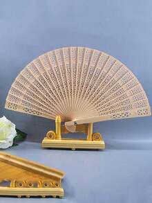 1/4/20/40 piezas/Set Abanico de mano de madera, Abanico de mano plegable de madera con bolsa de gasa, tarjeta de agradecimiento y borla, adecuado para recuerdos de bodas, abanico de madera plegable vintage, abanico de boda, elegante abanico de mano plegable de madera, elegante abanico de mano plegable de estilo chino, perfecto para bodas, despedidas de soltera, decoración del hogar, decoraciones navideñas, decoración de habitaciones - Multicolor - Ver 5