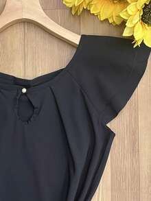 Women Tops - 黑色 - 查看 2