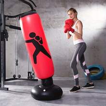 1pc Inflatable Punching Bag, Suitable For Karate And Taekwondo Boxing Stand - Multicolor - View 10