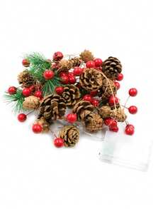 1 sztuka świątecznego sznura świetlnego LED z szyszkami, zasilane bateriami lampki choinkowe z dzwoneczkami i szyszkami, ozdoby do sypialni, ogrodu, na imprezę świąteczną, festiwal, Nowy Rok, Święto Dziękczynienia, 2026, lampki dekoracyjne świąteczne (baterie nie są dołączone) Zimowe świąteczne girlandy świetlne, dekoracje świąteczne, choinka, prezent, dekoracja na Święto Dziękczynienia, wesele, jesienne dekoracje, dekoracje urodzinowe na prezenty, artykuły imprezowe, do wnętrz, na zewnątrz, do ogrodu, na święta, festiwal, dekoracja świąteczna, choinka, prezent, dekoracja na Święto Dziękczynienia, wesele, wystrój domu, wystrój domu, wystrój jesienny, dekoracje jesienne, dekoracje urodzinowe na prezenty, artykuły imprezowe, do wnętrz, na zewnątrz, do ogrodu, na święta, festiwal, wystrój na Halloween, dekoracje ścienne, ozdoby na Halloween