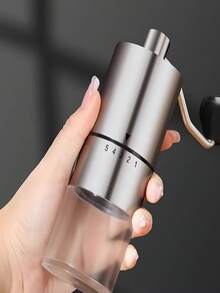 1pc Creative Hand Crank Coffee Grinder, Home Coffee Bean Grinder, Powder Grinder