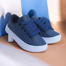 Kit Of 3 Pairs Of Comfortable And  Boys' School Shoes With Non-Slip Sole - 棕色 - 查看 8