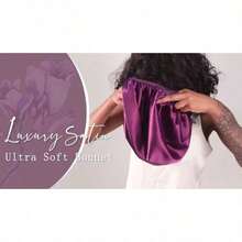 1 Satin Sleeping Cap Loose Elastic Band, Comfortable Fit, 85% Polyester Fiber 15% Elastane, No Fragrance, Daily Hair Care Accessories, Elegant Sleeping Cap | Satin Texture