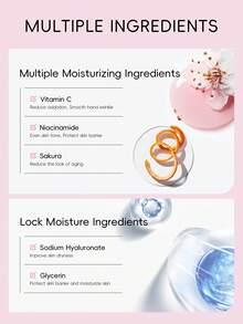 8 Pcs Moisture Repair LAIKOU Japan Sakura Hand Cream 30g, Anti-Wrinkle Hand Lotion Whitening Hand Care For Women, Mom, Wife, Sister, Teen, Girl Friend For Travel, Camping, Hiking, Climbing, Outdoor SPA Self Care Gifts For Girl Friend - 8pcs - View 5