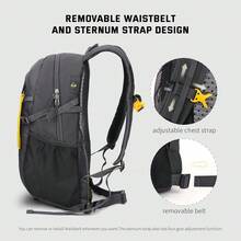 SKYSPER - Mochila de senderismo pequeña, 20 L, ligera, mochila de viaje, senderismo, para mujeres y hombres - Morado - Ver 2