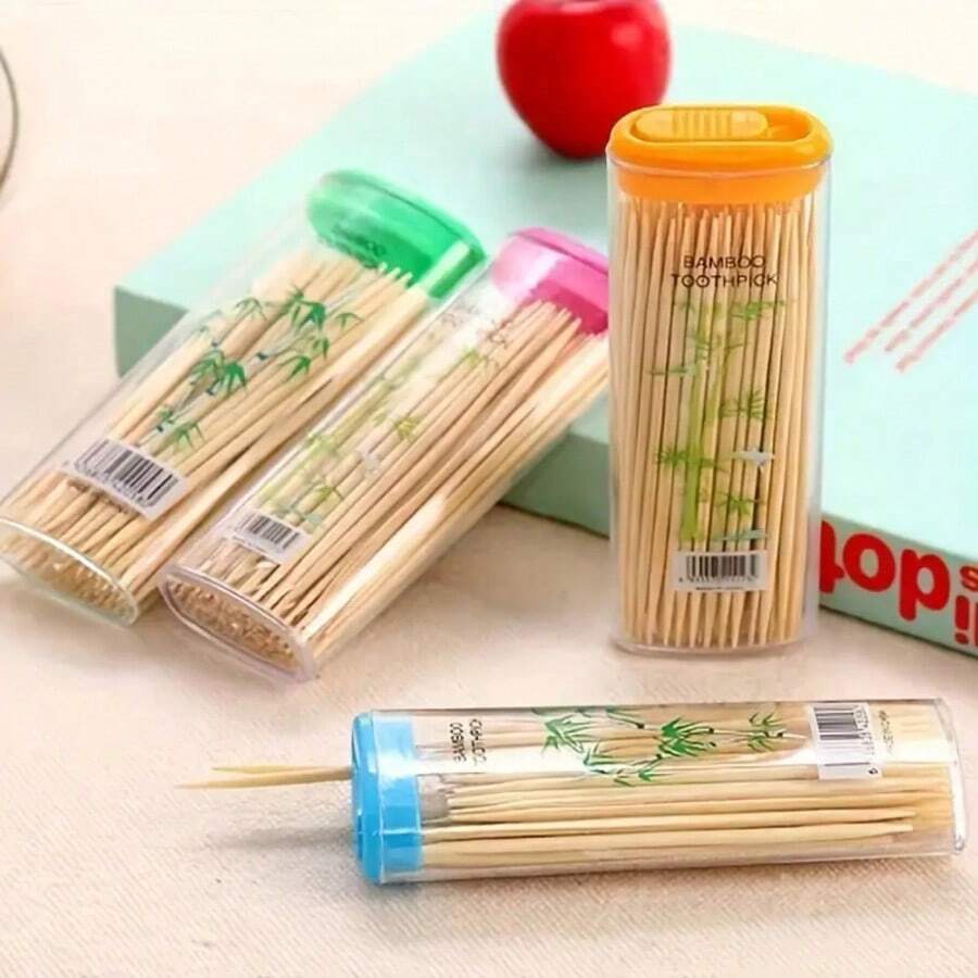 Portable Toothpick Box, Disposable Bamboo Toothpick, Portable Portable ...