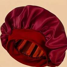 1 Satin Sleeping Cap Loose Elastic Band, Comfortable Fit, 85% Polyester Fiber 15% Elastane, No Fragrance, Daily Hair Care Accessories, Elegant Sleeping Cap | Satin Texture