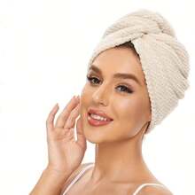 Thickened Shower Cap, Quick-Drying Hair Towel, Absorbent Dry Hair Cap, Suitable For All Hair Types