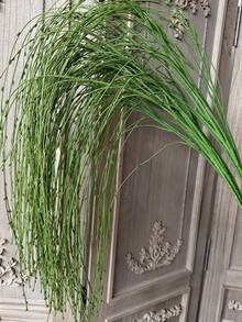 1/3pcs Oversized Chinese-Style Green Willow Artificial Hanging Decor - Durable Plastic Foliage For Wedding, Garden, Yard, Home & Outdoor Party Decorations - No Electricity Needed,Christmas Year-Round Festive Ambiance, Outdoor Decorations, Garden Enhancement, Elegant Ambiance, Easy Installation, Wedding Decorations, Traditional Ornament Decorative Vines Fall Decor Artificial Decorative Plants