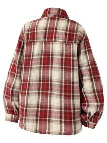 Boys & Teens Casual Loose Plaid Shirt