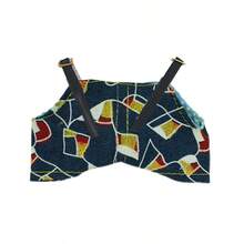 Doll Outfit Set: Denim Overalls, Bucket Hat, Bag Charm, Shoes For Labubu (Doll Not Included) - Multicolor - View 14