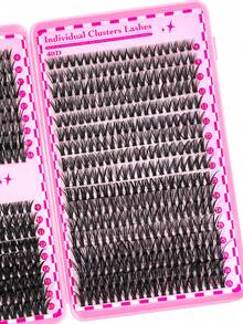 700 Stücke Cluster Wimpern Set, 30D/40D/50D DIY Künstliche Wimpern Natürlicher Stil, gemischte Länge 9-16mm, inklusive Wimpernkleber und Grafting Werkzeuge, geeignet für Anfänger, passend für alle fröhlichen Anlässe.