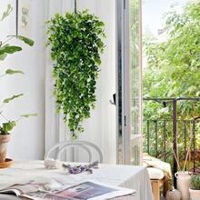 4Pcs Fake Hanging Plants Fake Plants  Fake Vines Artificial Decor For Indoor Outdoor Party Wall Porch Wedding Decoration - màu xanh lá - Xem 2