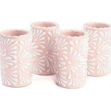 Cups - Pink Background With White Brushstrokes - View 13