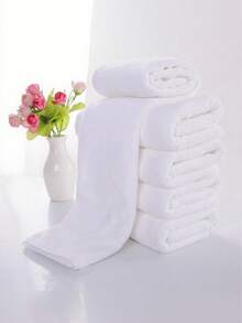 Simple White Face Towel, Hotel Lint-Free Towel For Bathroom, Soft Absorbent Face Towel, Bathroom Supplies, White Washcloth, Hotel Bath Towel Wash Cloths Hand Towels,Small Towel For Bath & Shower, Bathroom Accessories, Hotels, And Gyms Bath, Hand, Facial, Gym (Multiple Specifications),School,Back To School,Travel,Travel Essentials,Home Essentials,Towel,Skin Care