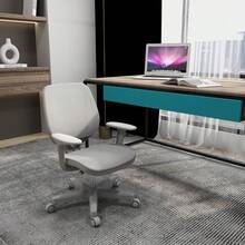 Vinsetto Office Chair, Breathable Mesh Swivel Desk Chair With Adjustable Height For Home Office, Study, Grey - Grey - View 1