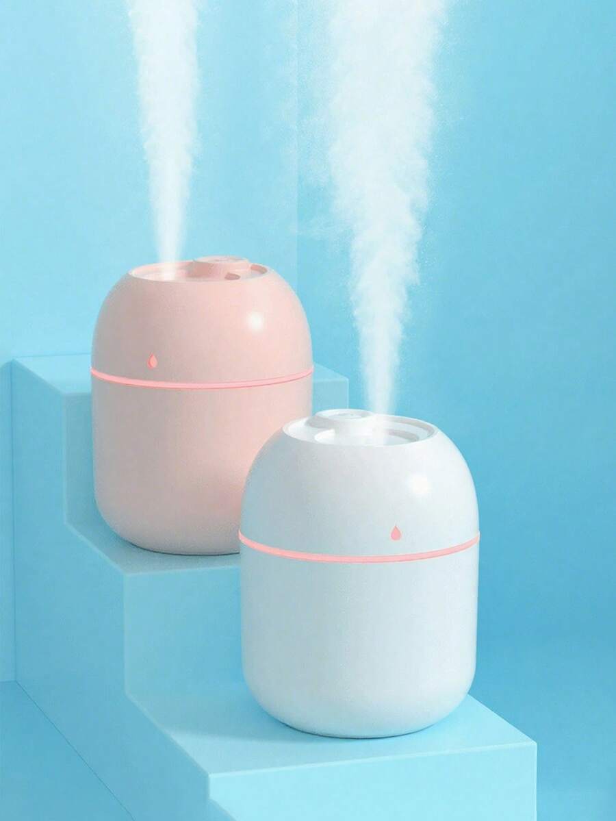 1pc USB Powered Aromatherapy Mist Humidifier With Colorful Lights, Refreshes Air, Nourishes Plants, And Soothes Environment With Cool Mist, Night Light And Quiet Operation, Perfect For Home, Office Or Bedroom Use - Humidifier - View 1