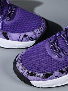 Zapatillas deportivas/de baloncesto para mujer, de malla transpirable, ligeras y de suela blanda