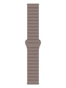 Dây đeo đồng hồ thay thế từ tính bằng silicon 18mm 20mm 22mm tương thích với Samsung Galaxy Watch 3/4/5/6, GT4/3, Garmin, Amazfit - Màu nâu Sô-cô-la - Xem 3