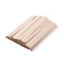100pcs/200/300pcs Brow Waxing Sticks Small Face Wax Spatulas Applicator Wood Craft Sticks Disposable Hair Removal Lip Nose Beauty Tool - Coffee Brown - View 1
