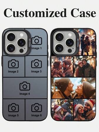 1 st anpassat fototelefonskal kompatibelt med 16 Pro Max/17 Pro Max/17 Air/17/15 Pro, S24 Ultra/S25, lämplig för pappa, mamma, par, husdjur, barn, vänner, perfekt present till honom, henne, pojkvän, flickvän, familj, vänner, mor- och farföräldrar, årsdag, födelsedag, snygg, färgglad, vintage, söt, kontrakterad, rolig, anpassad, personlig, unik, anpassad, perfekta presenter till honom, perfekta presenter till henne, pojkvän, flickvän, familj, vänner, mor- och farföräldrar, par, för årsdagar, för födelsedagar, telefonskal